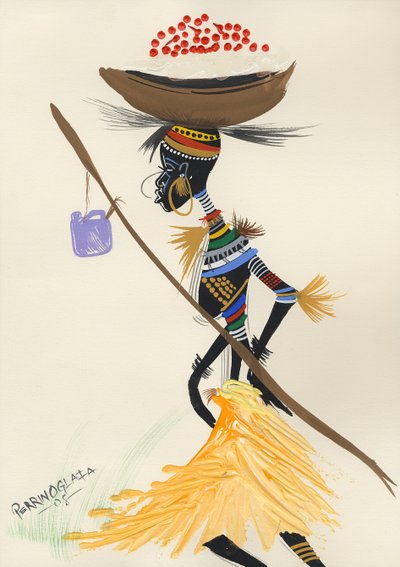Close to my hut, 2008 by Oglafa Ebitari Perrin